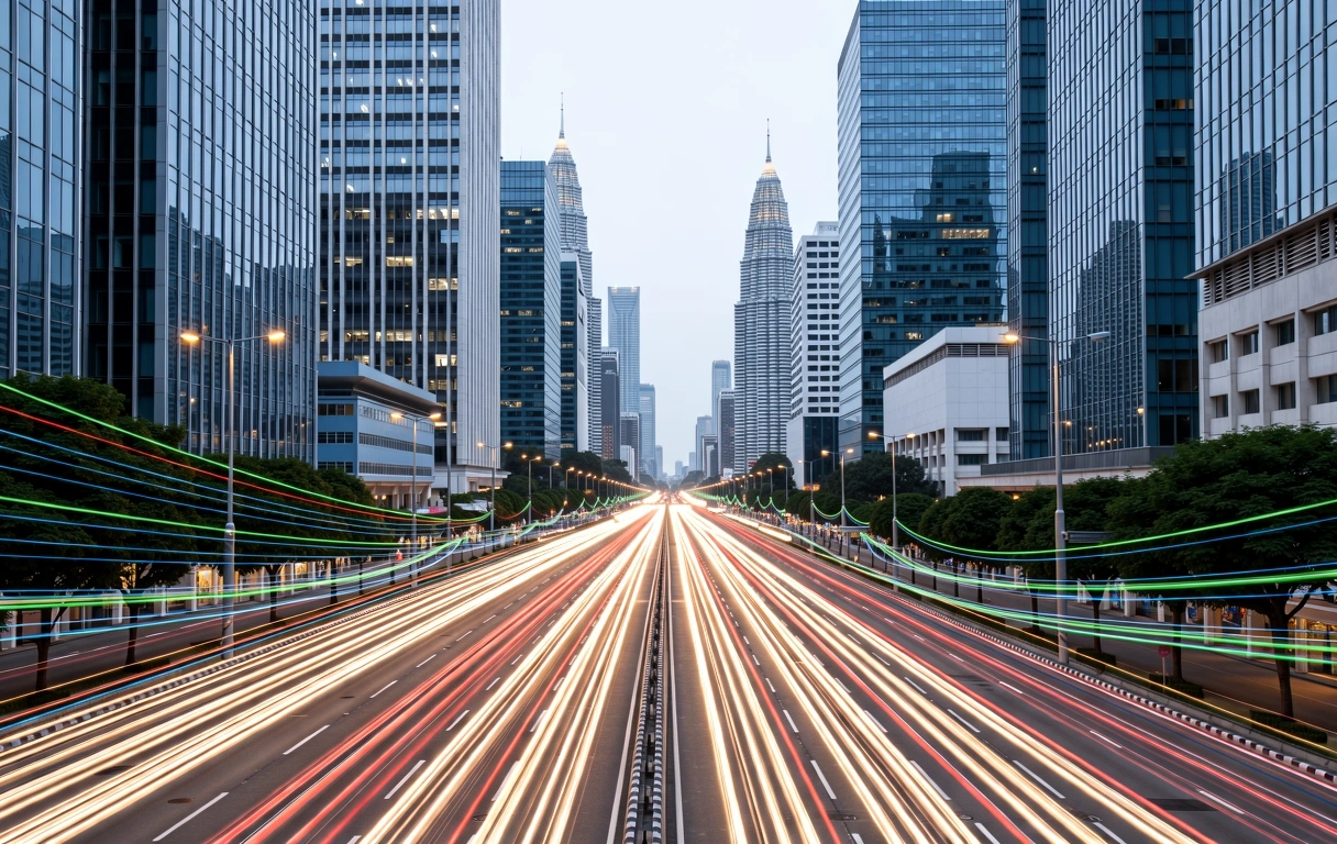 Dynamic connectivity in Kuala Lumpur